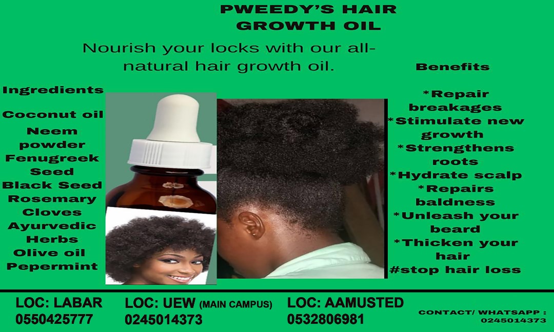 Pweedy hair growth oil